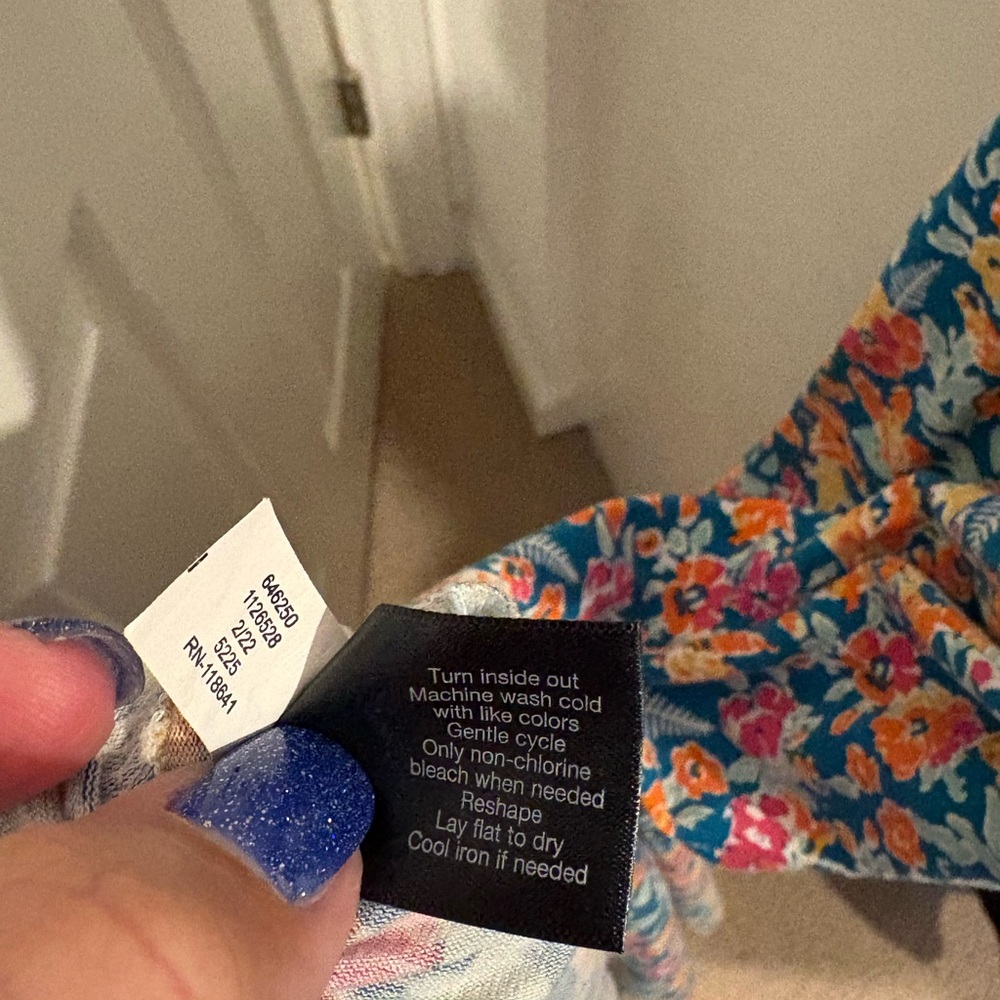 Lane Bryant Convertible Off-The-Shoulder Maxi Dress Floral 22/24 - Picture 7 of 7